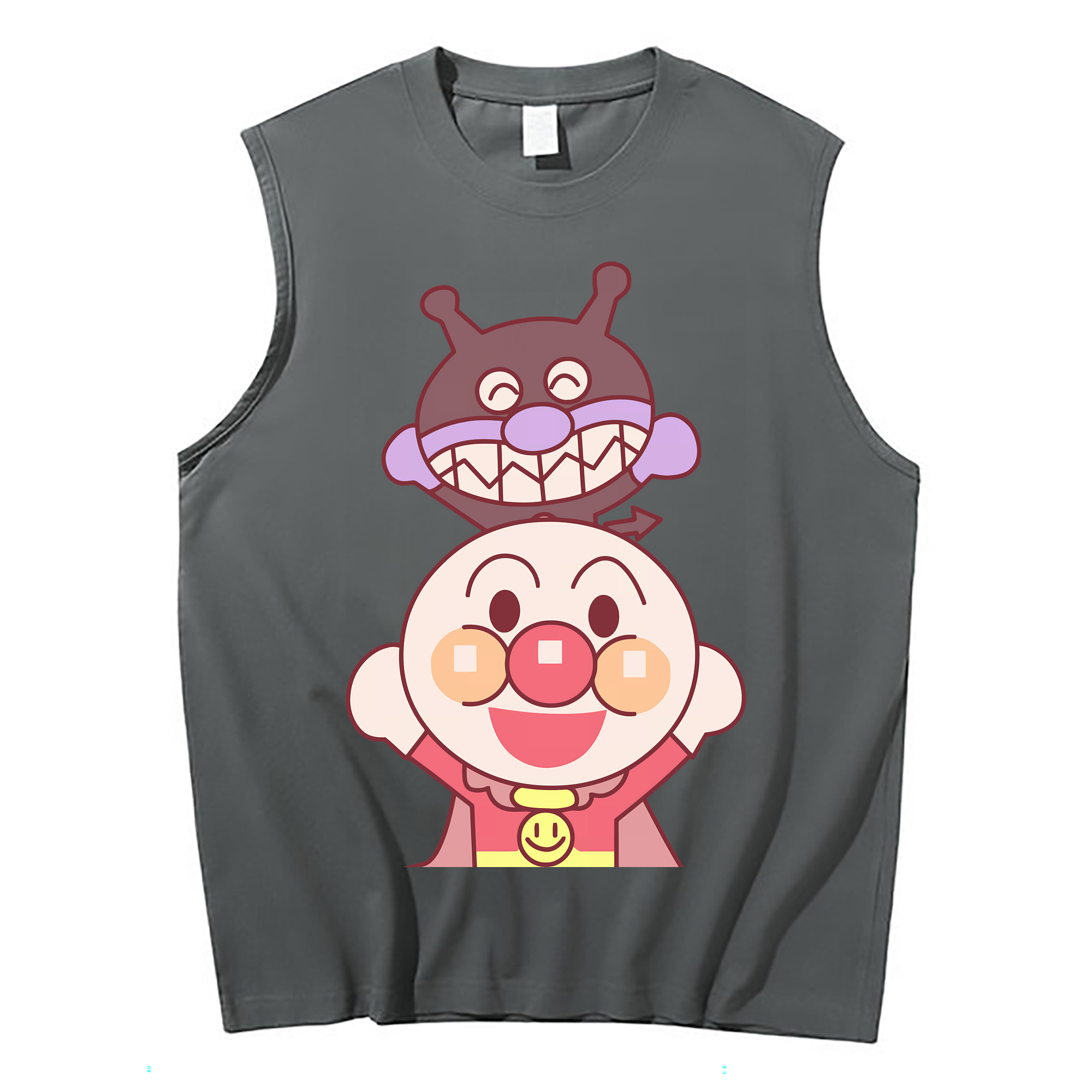 （画像用） アンパンマン Anpanman コットン100％タンクトップ（フロントプリント）